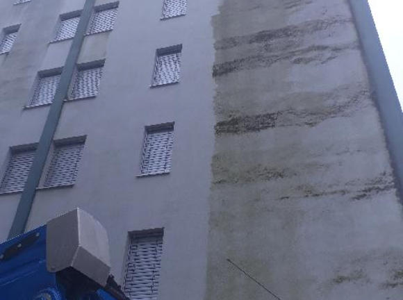 Pranje fasad na višini